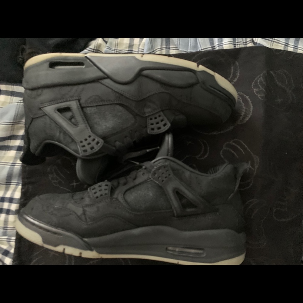 Kaws jordan 4’s (black)
